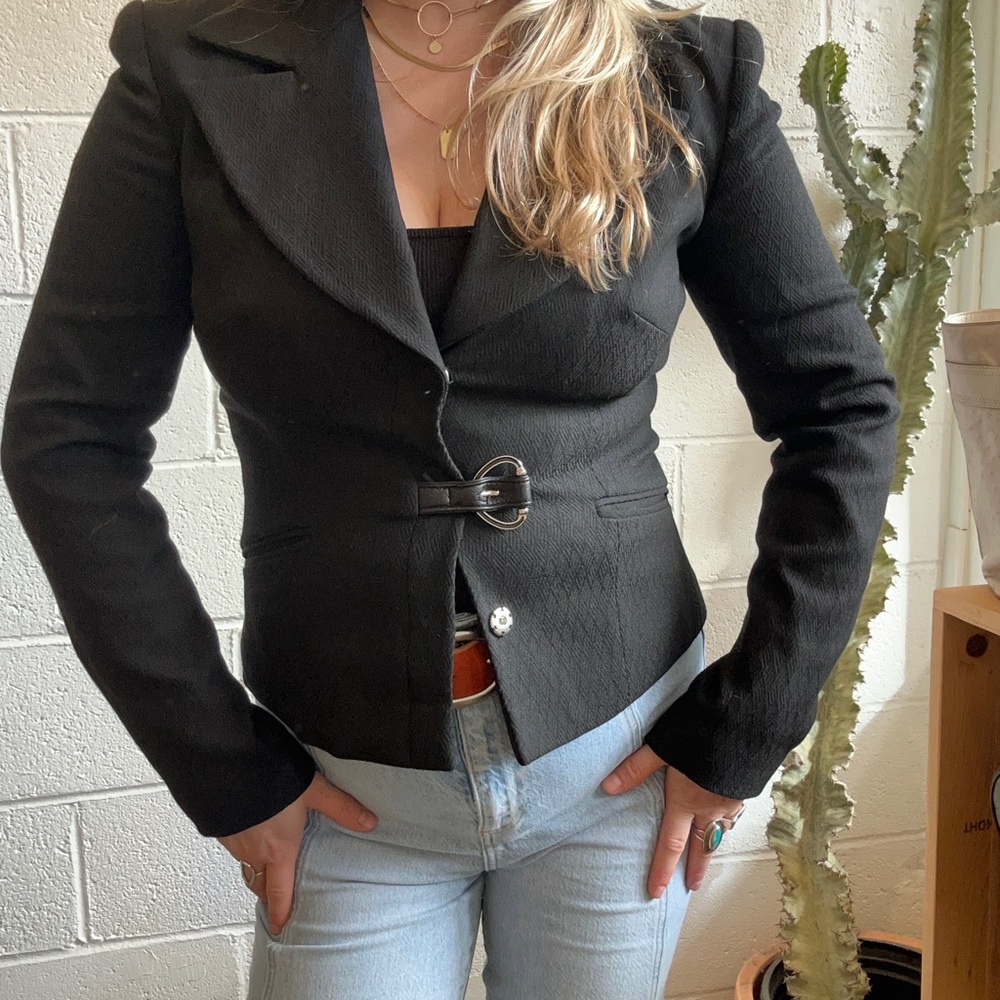 Dolce & Gabbana Black Blazer Jacket